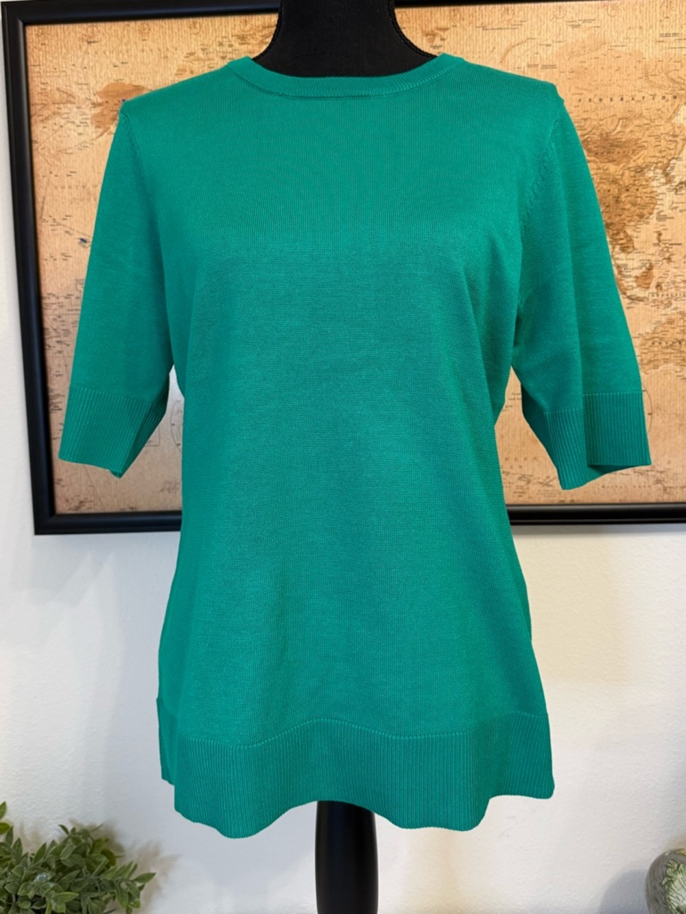 Melissa Paige short sleeve sweater size large